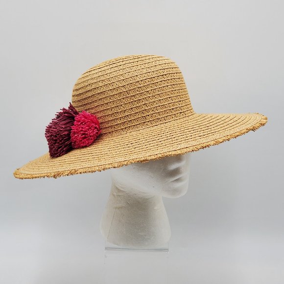 Sonoma Pom-Pom accent, Large Brim, Floppy Hat - Picture 3 of 15
